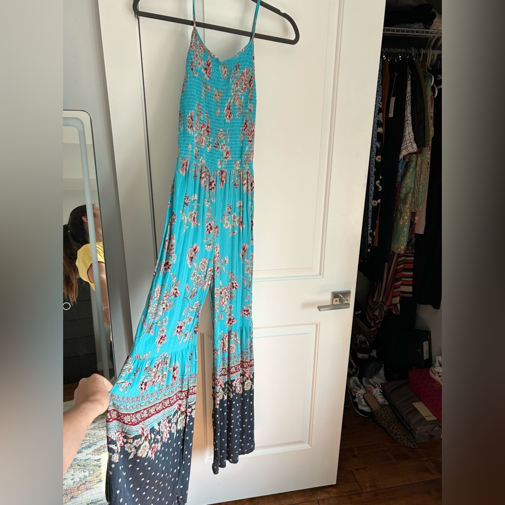 Floral Wide Leg Jumpsuit